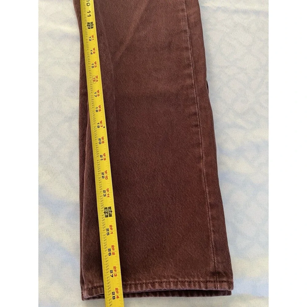 Levi's 501 Mens Original Fit Straight Leg Button Fly Jeans 32x29 ChocoBrown NWOT